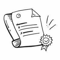 Certificate icon with copy space on a white background concept as A image of a certificate icon with generous copy space on a white background ideal for recognition and reti Dynamic vector