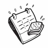 Calendar icon with copy space on a white background concept as A image of a calendar icon with ample copy space on a white background perfect for business scheduling and pla Dynamic vector