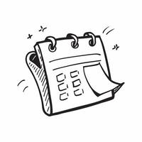 Calendar icon with copy space on a white background concept as A image of a calendar icon with ample copy space on a white background perfect for business scheduling and pla Dynamic Set 2 vector