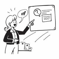 Businesswoman giving a successful presentation concept as High resolution image of a businesswoman giving a successful presentation highlighting confidence communication skills and Dynamic Set 2 vector