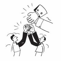 Businessman closing a successful deal concept as High resolution image of a businessman closing a successful deal capturing confidence achievement and professional success in the c Dynamic Set 2 vector