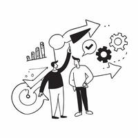 Business team strategizing for future success concept as High resolution image of a business team strategizing for future success emphasizing planning innovation and professional g Dynamic Set 2 vector
