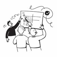 Business team planning a festive fundraiser concept as High resolution image of a business team planning a festive fundraiser to address a fund crisis showcasing their strategy and Dynamic vector