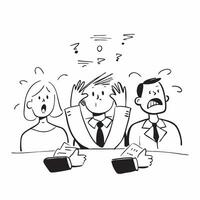 Business team experiencing a crisis concept as High resolution image of a business team experiencing a crisis with a tense atmosphere highlighting the stress and urgency of the sit Dynamic vector