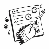 Business dashboard symbol with copy space for project planning concept as An artistic rendering of a business dashboard symbol with spacious copy space suitable for project plannin Dynamic Set 6 vector
