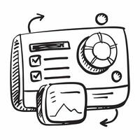 Business dashboard icon with copy space on white background concept as A illustration of a business dashboard icon with ample copy space on a white background perfect for bu Dynamic Set 5 vector