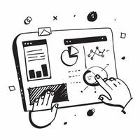 Business dashboard illustration with blank area for customizable text concept as A creative depiction of a business dashboard illustration featuring a blank area for customizable t Dynamic vector