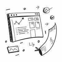 Business dashboard icon with ample space for text and graphics concept as An iconographic business dashboard design offering ample space for both text and graphics perfect for illu Dynamic vector