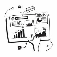 Business dashboard icon with space for text and graphics on a blue background concept as A modern business dashboard icon design featuring space for both text and graphics on a blu Dynamic vector