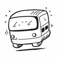 Bus icon with copy space on a white background concept as A image of a bus icon with generous copy space on a white background ideal for travel and public transportation the Dynamic vector