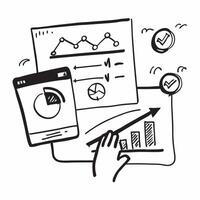 Business dashboard icon with copy space on white background concept as A illustration of a business dashboard icon with ample copy space on a white background perfect for bu Dynamic vector