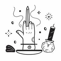 Buddha hand and incense burner icon with space for text and graphics on a blue background concept as A modern Buddha hand and incense burner icon design featuring space for both te Dynamic vector