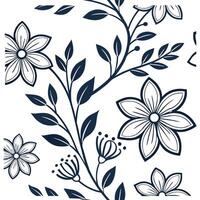 Botanical vintage frame seamless tile pattern with nature inspired elements and classic style concept as Nature inspired vintage botanical frames create seamless tile patterns with Dynamic vector