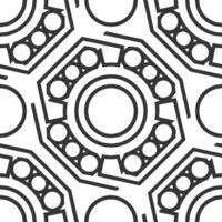 Bold seamless tile pattern with cyber elements and dynamic digital codes interwoven in geometric arrays and isolated whitebalance for futuristic expression concept as Dynamic digit Dynamic vector