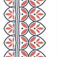Blend vintage banner frames mosaic tile repeats vibrant color palette white background for crisp stylish brand visuals concept as Classic design meets modern flair perfect for mar Dynamic vector