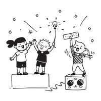 Birthday party games concept as High resolution image of children playing games at a birthday party with a glossy backdrop capturing the fun and excitement of the celebration in P Dynamic vector