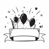 Birthday party backdrop concept as High resolution image of a beautifully decorated birthday party backdrop with a glossy finish capturing the elegance and creativity of the setup Dynamic vector