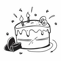 Birthday cake with candles concept as High resolution image of a birthday cake with candles and a glossy backdrop highlighting the excitement and tradition of blowing out candles Dynamic vector