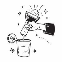 Bartender pouring a craft cocktail concept as High resolution image of a bartender pouring a craft cocktail with a glossy backdrop capturing the elegance and precision of cocktail Dynamic Set 2 vector