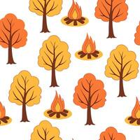Autumn warmth seamless tile pattern with cozy blankets and golden maple leaves for inviting home decor concept as Cozy blankets and golden maple leaves arranged seamlessly to creat Dynamic Set 2 vector