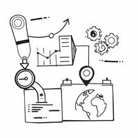 Automation logistic illustration with copy space for business reports concept as A visually appealing automation logistic illustration with copy space designed to enhance business Dynamic Set 4 vector