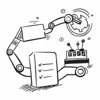 Automation logistic illustration with blank area for customizable text concept as A creative depiction of an automation logistic illustration featuring a blank area for customizabl Dynamic vector
