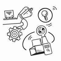 Automation logistic icon with space for text and graphics on a blue background concept as A modern automation logistic icon design featuring space for both text and graphics on a b Dynamic vector