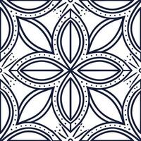 Art deco vintage embroidery seamless tile pattern geometric symmetry on white background perfect for stylish spaces concept as Creating art deco inspired seamless tile with vintage Dynamic vector