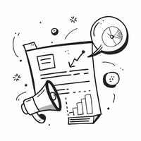 Announcement icon with copy space for infographics concept as An infographic ready announcement icon with copy space designed to convey complex information and communication insigh Dynamic vector