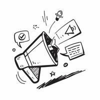 Announcement icon with ample space for text and graphics concept as An iconographic announcement design offering ample space for both text and graphics perfect for illustrating com Dynamic vector