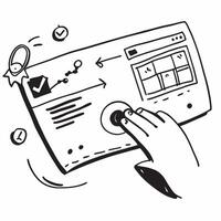Analysis icon with copy space for email newsletters concept as A modern analysis icon with ample copy space perfect for email newsletters and digital communications highlighting bu Dynamic vector