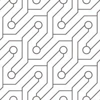 Abstract techno circuits seamless pattern integrating minimalist digital circuits and refined schematic traces isolated white balance for elegant tile design concept as Minimalist Dynamic vector