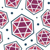 Abstract retro polygon seamless pattern bright hues on white background suitable for stationery concept as Designing abstract seamless pattern with retro polygon shapes in bright h Dynamic Set 4 vector