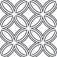 Abstract digital lines seamless pattern with layered linear motifs arranged in precise tiled format and isolated whitebalance for avantgarde style concept as Layered linear motifs Dynamic vector