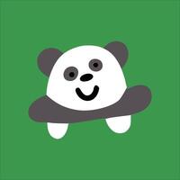 Panda with children style vector