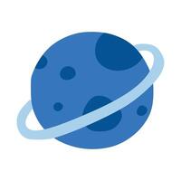Neptune with children style vector