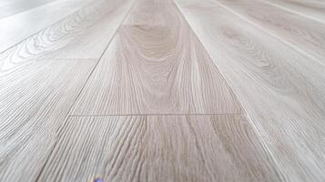 Light gray wood grain floor. Clean lines and neutral tones. photo