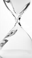 Abstract hourglass, Times elegant flow captured in a minimalist design. photo