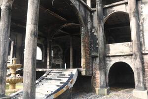 The ruins of the old palace of the khan of khanabad photo