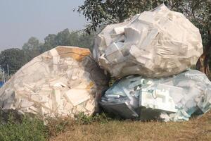 A pile of garbage photo