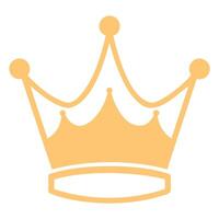 Golden Kings Crown - Sleek and Timeless Design vector