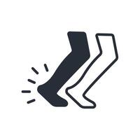 Legs icon. Editable stroke.linear style sign for use web design,logo.Symbol illustration. vector