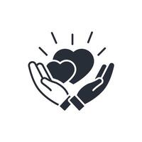 benevolence icon.Editable stroke.linear style sign for use web design,logo.Symbol illustration. vector