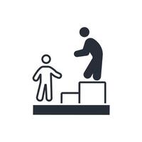 Assistance icon.Editable stroke.linear style sign for use web design,logo.Symbol illustration. vector
