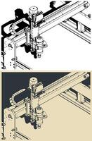 3 Axis CNC Router vector