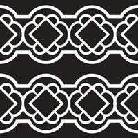 Abstract organic pattern black and white elegant modern abstraction. vector