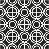 Abstract organic pattern black and white hand-drawn aesthetic design. vector