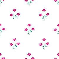Botanical pattern white leaves on teal background illustration soft natural greenery. vector