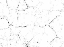 Abstract texture of a white surface featuring irregular black cracks and fine details, perfect for design overlays. photo