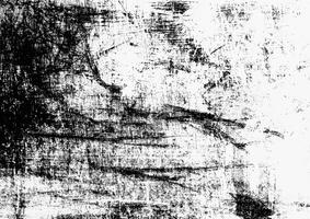 High-contrast black and white texture with scratches, smudges, and distressed details, ideal for artistic overlays. photo